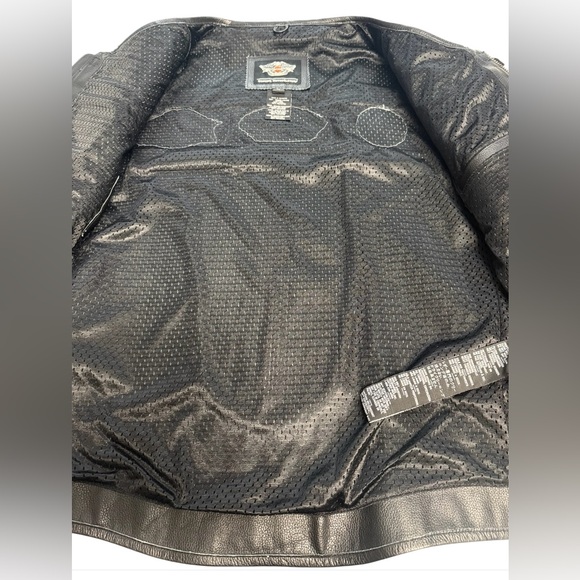 Harley Davidson Leather Vest Size 2XL - Picture 9 of 12